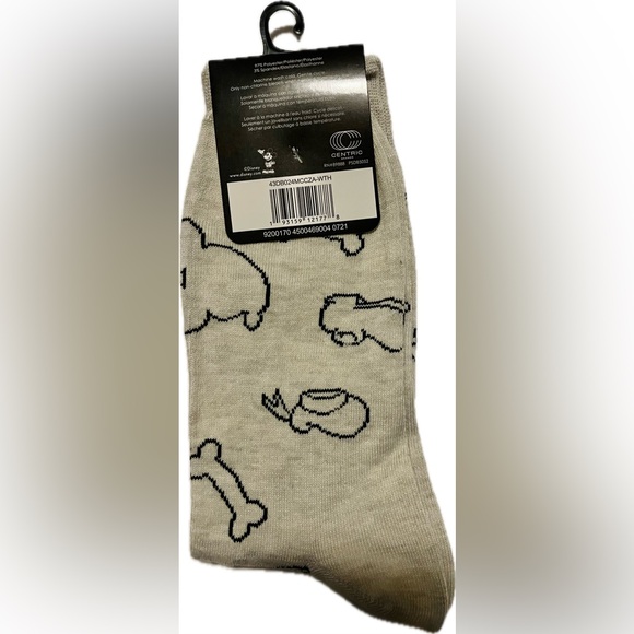NIP Mickey Mouse socks grey and black men’s size 6-12 - Picture 2 of 3
